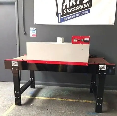 Infrared Tunnel Dryer - Textile Infrared Coveyor Dryer 1 Metre Curing Tunnel Variable Speed Art2Silkscreen