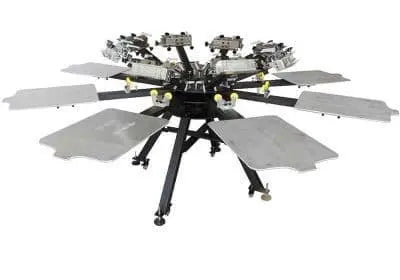 OCTO (8/8) 8 COLOUR 8 STATION Floor Standing Micro Registration Art2Silkscreen