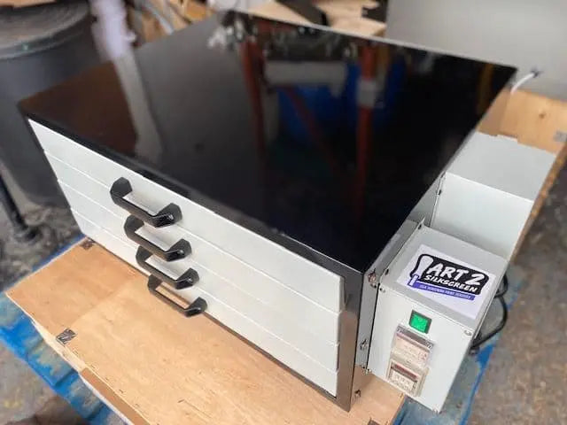 SCREEN DRYING CABINET 20" x 24" Popular tabletop choice for limited space Art2Silkscreen