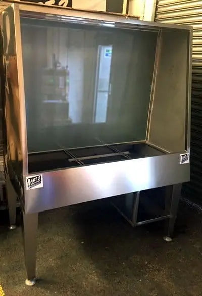 Washout Booth Stainless Steel with Backlight/Shower Art2Silkscreen