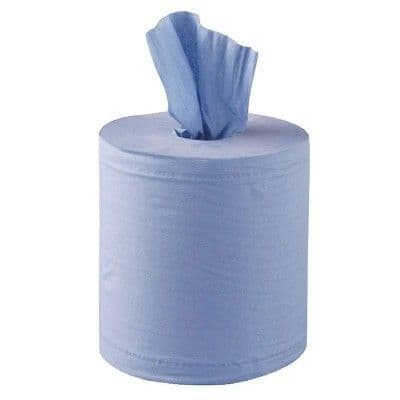 1 Jumbo Workshop Hand Towel Rolls 2 Ply Embossed Tissue