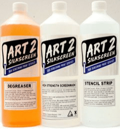 screen printing stencil strip screenwash and degreaser