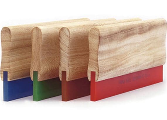 Wooden Craft Squeegee with Blade